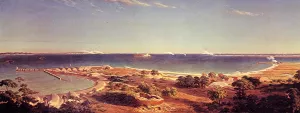 The Bombardment of Fort Sumter by Albert Bierstadt Oil Painting