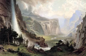 The Domes of the Yosemite by Albert Bierstadt - Oil Painting Reproduction