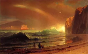 The Golden Gate by Albert Bierstadt Oil Painting