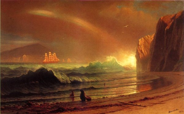 Main Product Photo of The Golden Gate Painting by Albert Bierstadt