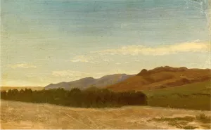 The Plains Near Fort Laramie painting by Albert Bierstadt