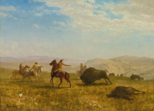 The Wild West by Albert Bierstadt Oil Painting