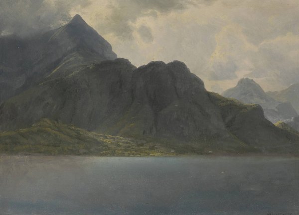 Main Product Photo of Untitled  Painting by Albert Bierstadt