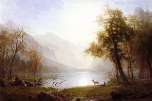 Valley in Kings Canyon by Albert Bierstadt - Oil Painting Reproduction