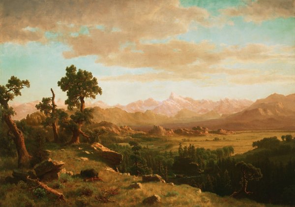 Main Product Photo of Wind River Country Painting by Albert Bierstadt