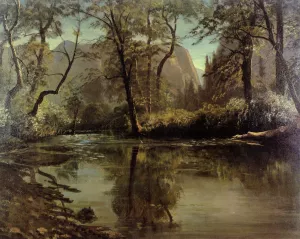 Yosemite Valley, California by Albert Bierstadt Oil Painting