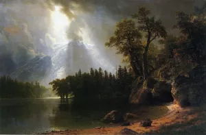 Yosemite by Albert Bierstadt Oil Painting