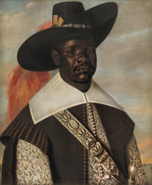Don Miguel de Castro, Emissary of Kongo by Albert Eckhout Oil Painting