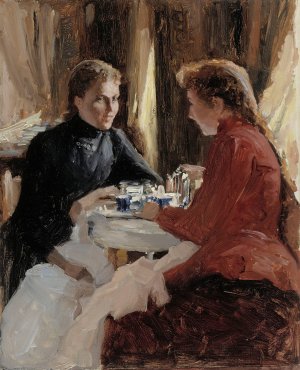 Elevenses by Albert Edelfelt Oil Painting