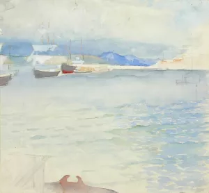 Haikon Lahti by Albert Edelfelt Oil Painting