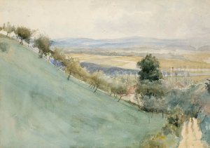 Maenrinne Montbeliardista by Albert Edelfelt Oil Painting