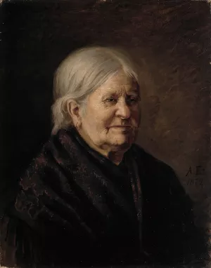 Portrait of Fredrika Snygg Oil painting by Albert Edelfelt