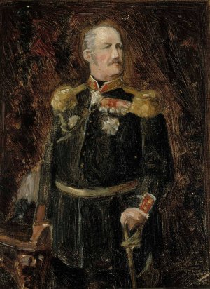 Portratt av Generaladjutanten, greve Adolf Aminoff by Albert Edelfelt Oil Painting