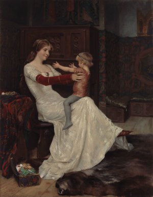 Queen Bianca by Albert Edelfelt Oil Painting