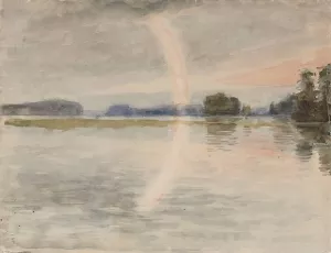 Rantamaisema by Albert Edelfelt Oil Painting