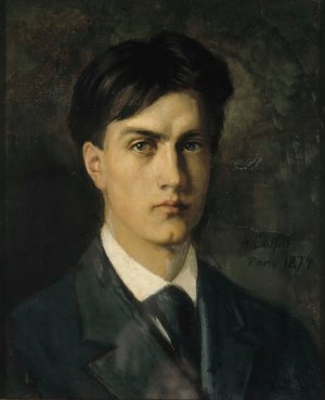 Self-Portrait Oil painting by Albert Edelfelt