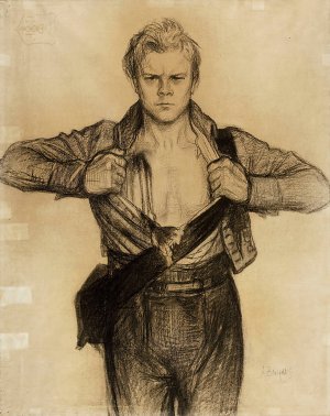 The Wounded Soldier From The Poem Dobeln At Jutas by Albert Edelfelt Oil Painting