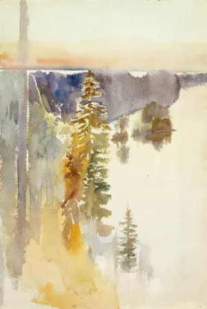 View from Kaukola Ridge by Albert Edelfelt Oil Painting