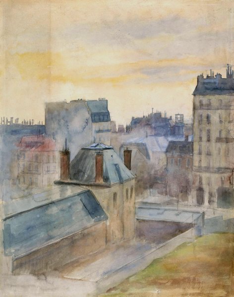 View of the artist's studio in Paris by Albert Edelfelt - Hand-Painted Oil Painting Reproduction