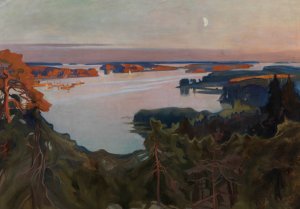 View Over Haikko by Albert Edelfelt Oil Painting