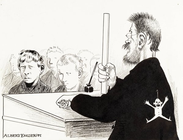 Main Product Photo of Elementary School Teacher in Askersund  Painting by Albert Engstrom