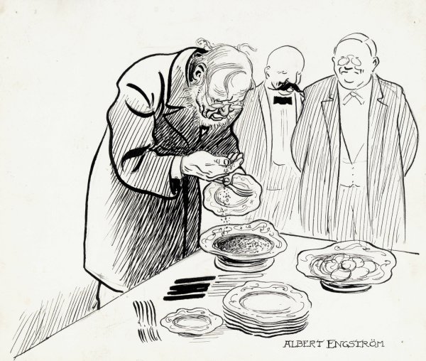 Main Product Photo of Old Professor S  Painting by Albert Engstrom