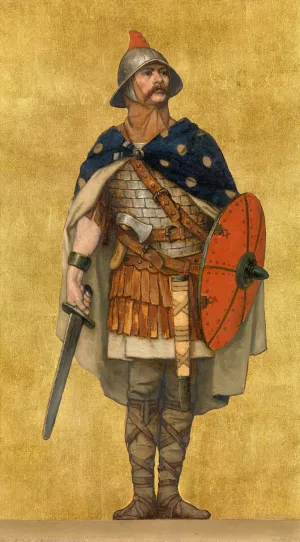 Baldwin I of Flanders Oil painting by Albert Frans Lieven De Vriendt