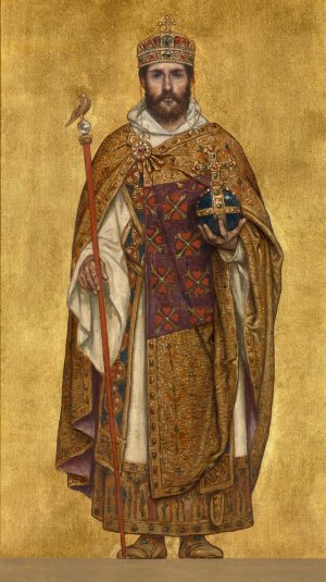Baldwin III by Albert Frans Lieven De Vriendt Oil Painting