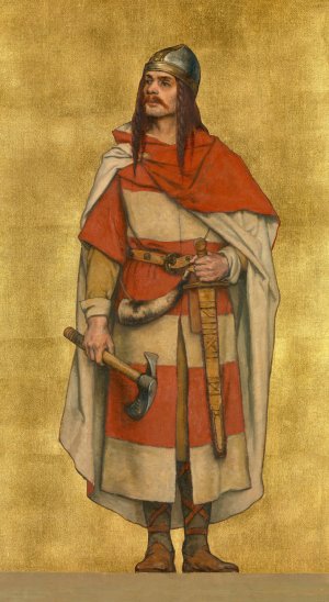Baldwin VII of Flanders Oil painting by Albert Frans Lieven De Vriendt