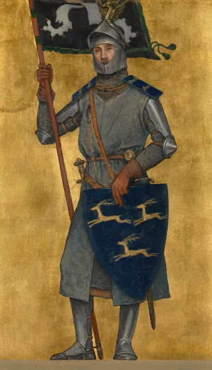 Jan Borluut Oil painting by Albert Frans Lieven De Vriendt