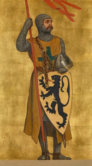 Philip of Alsace Oil painting by Albert Frans Lieven De Vriendt