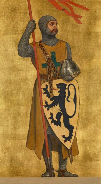 Philip of Alsace  by Albert Frans Lieven De Vriendt - Hand-Painted Oil Painting Reproduction