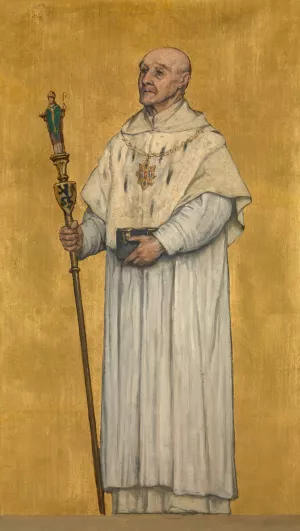 Provost of Saint Donatus by Albert Frans Lieven De Vriendt Oil Painting