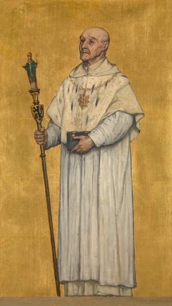Provost of Saint Donatus  by Albert Frans Lieven De Vriendt - Hand-Painted Oil Painting Reproduction