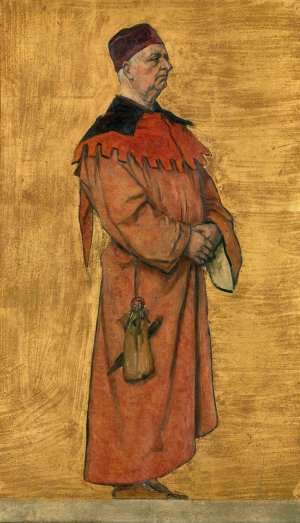 Robrecht van den Borse Oil painting by Albert Frans Lieven De Vriendt