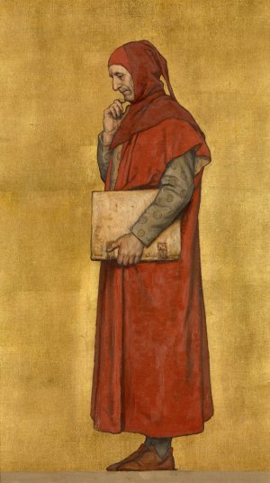 The Man of Letters Gillis de Wevel Oil painting by Albert Frans Lieven De Vriendt