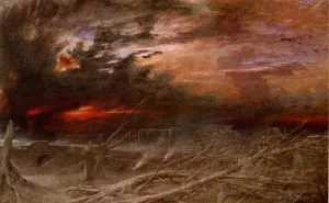 Apocalypse Oil painting by Albert Goodwin