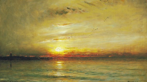 Main Product Photo of Blakeney Norfolk Painting by Albert Goodwin