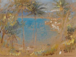 Blue Hole, Port Antonio, Jamaica by Albert Goodwin Oil Painting