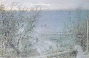 Clovelly by Albert Goodwin - Oil Painting Reproduction