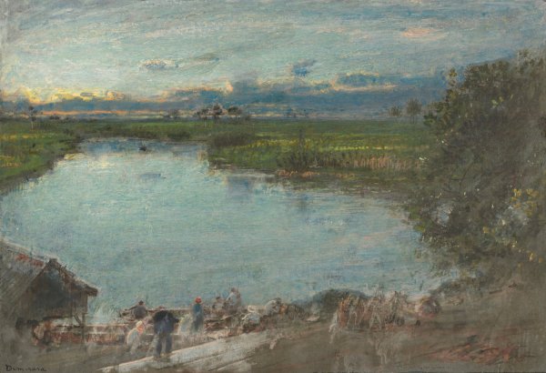 Main Product Photo of Demerara, Guyana Painting by Albert Goodwin