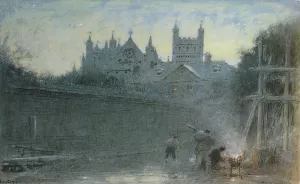 Exeter by Albert Goodwin - Oil Painting Reproduction
