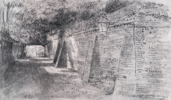 Main Product Photo of Goring On Thames Painting by Albert Goodwin