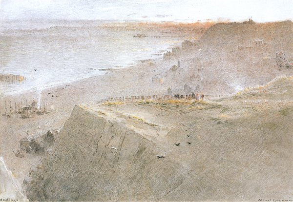 Main Product Photo of Hastings Painting by Albert Goodwin