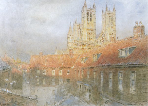Main Product Photo of Lincoln Painting by Albert Goodwin