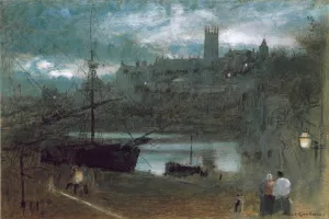 Penzance painting by Albert Goodwin