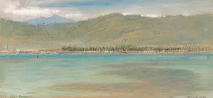 Port Antonio, Jamaica by Albert Goodwin Oil Painting
