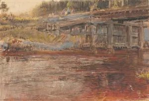 Rockstone, Demerara, Guyana by Albert Goodwin Oil Painting