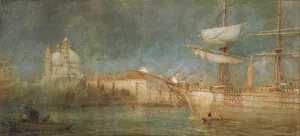 The Hardy Norseman in Venice by Albert Goodwin Oil Painting