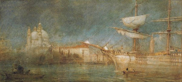 Main Product Photo of The Hardy Norseman in Venice Painting by Albert Goodwin